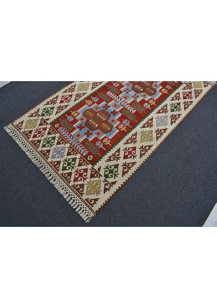 Yeni El Dokuma Başyapıt Yüncü Bergama Balıkesir Yörük Yün Kilim 6371 indirimleri