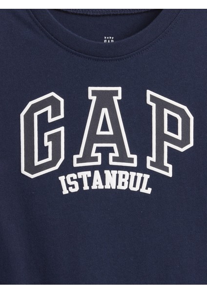 Erkek Bebek Lacivert Gap Logo T-Shirt fiyatları