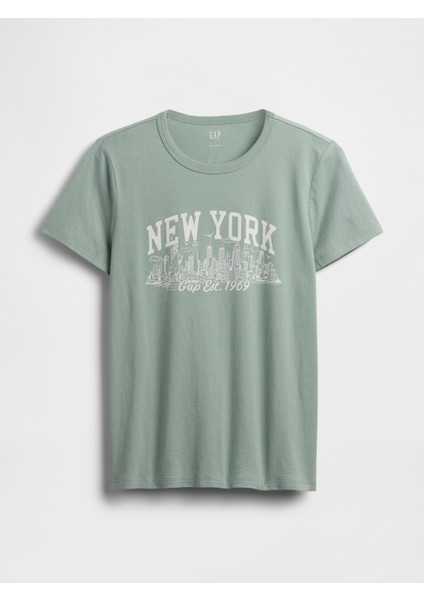 Kadın Yeşil Favorite Grafik T-Shirt fiyatları