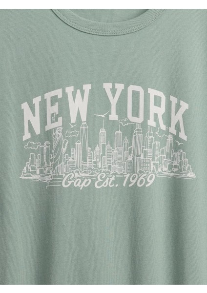 Kadın Yeşil Favorite Grafik T-Shirt modelleri