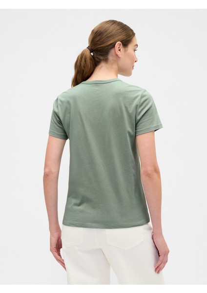 Kadın Yeşil Favorite Grafik T-Shirt fırsatları