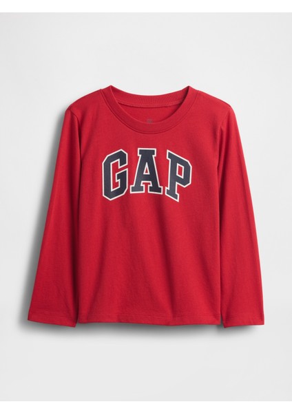 Erkek Bebek Kırmızı Gap Logo T-Shirt