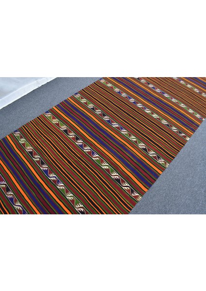 Yeni El Dokuma Şaheser Yekpare Tek Parça Yörük Yün Kilim 6360 indirimleri