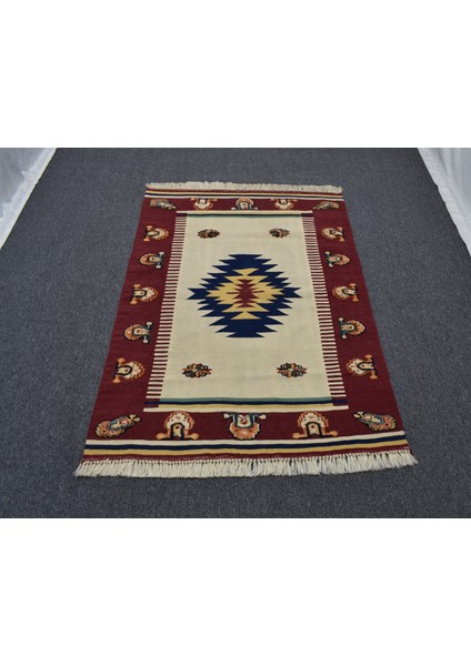Yeni El Dokuma Emsalsiz Lütfi Özden Tasarım Yün Halı Kilim 6369 indirimleri