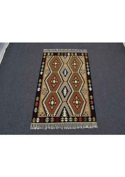 Yeni El Dokuma Şaheser Kula Izmir Yün Kilim 6377 fırsatları