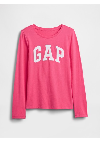 Kız Çocuk Pembe Gap Logo T-Shirt fırsatları