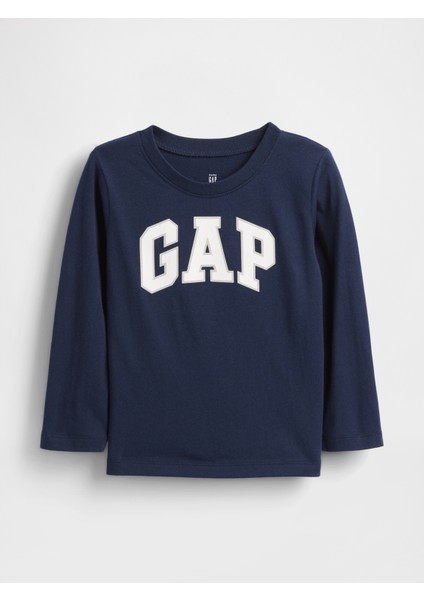 Erkek Bebek Lacivert Gap Logo T-Shirt