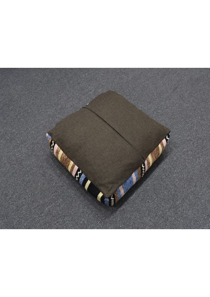 Yeni El Dokuma Dekoratif Puf Köşe Minderi Kırlent Kılıfı Kilim 6224 fırsatları