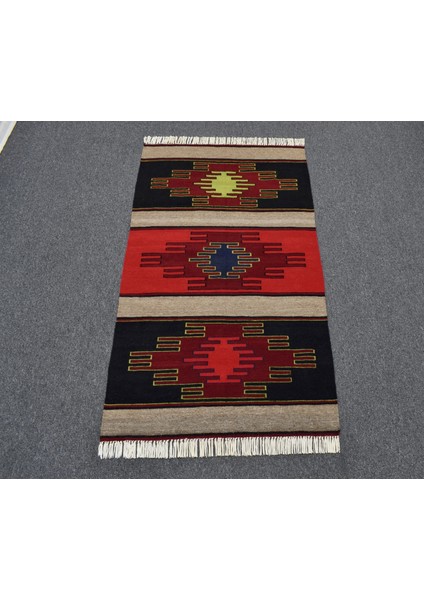 Yeni El Dokuma Görkemli Şarkışla Sivas Yün Kilim 6382 fırsatları