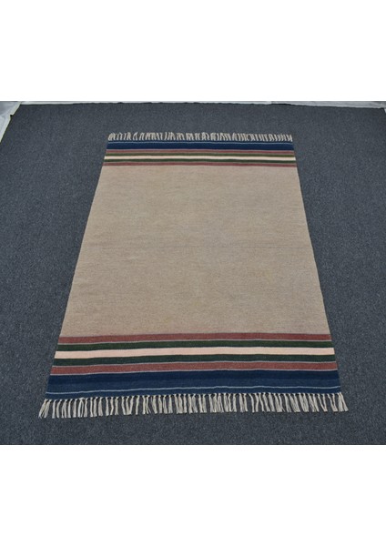 El Dokuma Şaheser Tek Renk Balıkesir Yün Kilim 6359 fırsatları