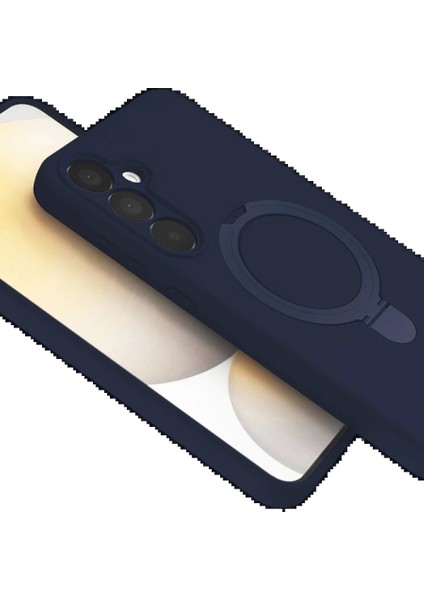 Samsung Galaxy A25 5g Regal Magsafe Standlı Kapak - Lacivert fırsatları
