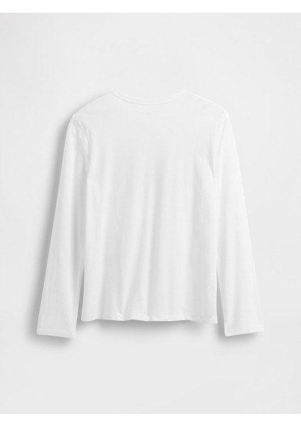 Erkek Çocuk Beyaz Gap Logo T-Shirt modelleri