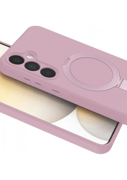 Samsung Galaxy A25 5g Regal Magsafe Standlı Kapak - Açık Pembe fırsatları