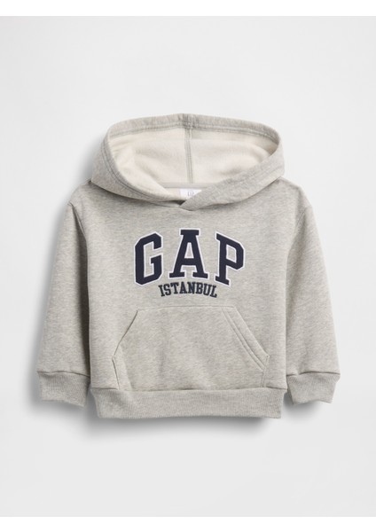 Erkek Bebek Gri Gap Relaxed Logo Sweatshirt