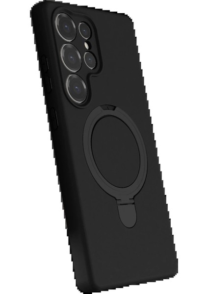 Samsung Galaxy S24 Ultra Regal Magsafe Standlı Kapak - Siyah fiyatları