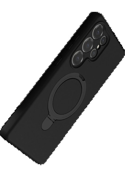 Samsung Galaxy S24 Ultra Regal Magsafe Standlı Kapak - Siyah modelleri