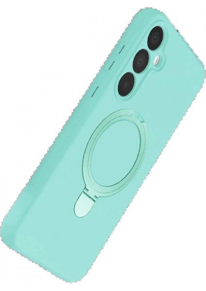 Samsung Galaxy A25 5g Regal Magsafe Standlı Kapak - Su Yeşili modelleri