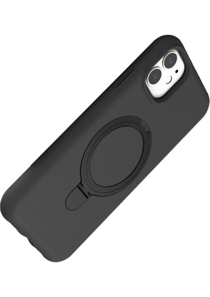 Apple iPhone 11 Regal Magsafe Standlı Kapak - Titan Gri modelleri