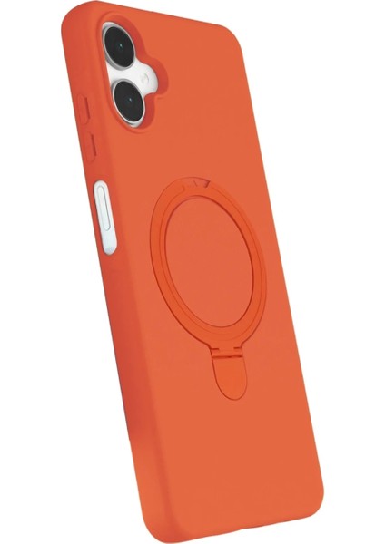 Samsung Galaxy A06 Regal Magsafe Standlı Kapak - Turuncu fiyatları
