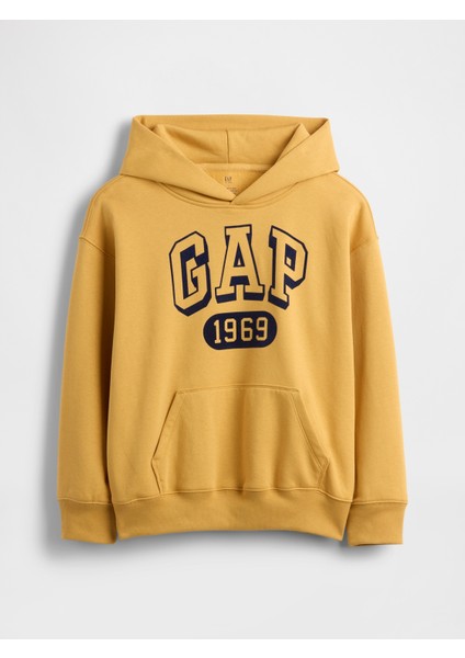 Erkek Çocuk Sarı Vintagesoft Gap Logo Sweatshirt