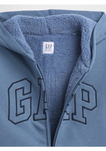 Erkek Çocuk Mavi Gap Logo Fermuarlı Sweatshirt fiyatları