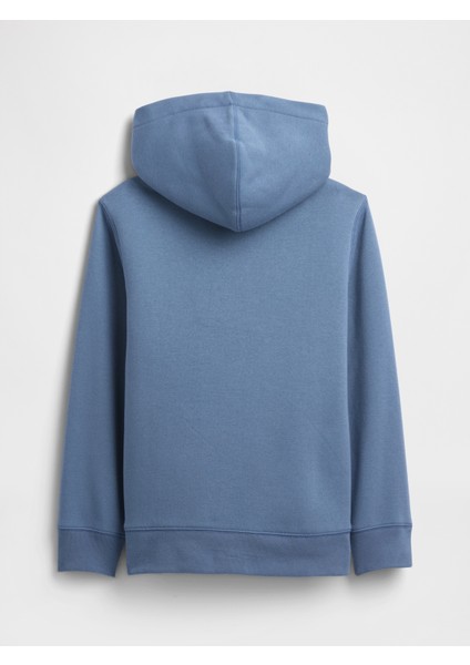 Erkek Çocuk Mavi Gap Logo Fermuarlı Sweatshirt modelleri