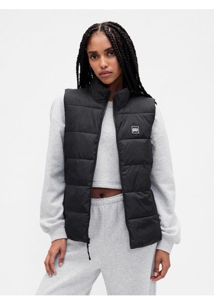 Kadın Siyah Coldcontrol Şişme Yelek