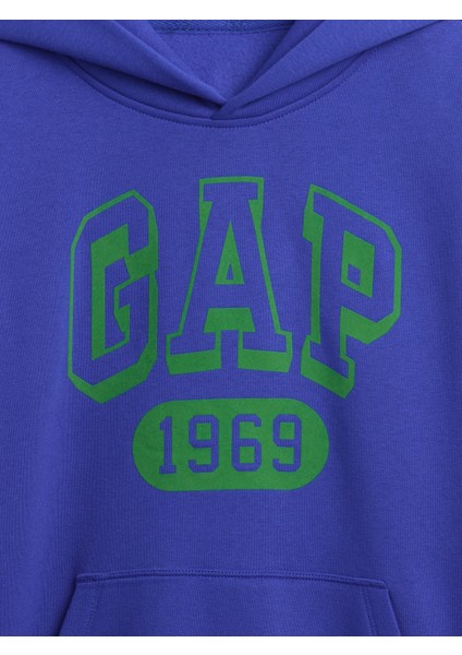 Erkek Çocuk Mavi Vintagesoft Gap Logo Sweatshirt modelleri