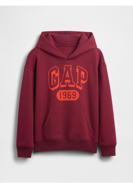 Erkek Çocuk Bordo Vintagesoft Gap Logo Sweatshirt modelleri