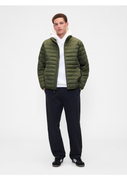 Erkek Haki 100% Geri Dönüştürülmüş Relaxed Coldcontrol Şişme Mont indirimleri