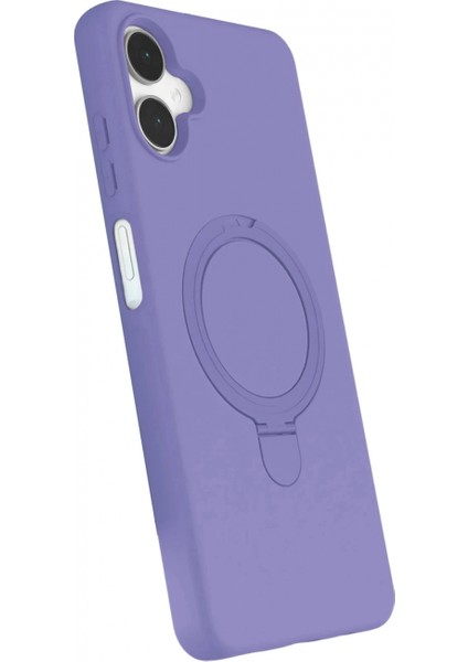 Samsung Galaxy A06 Regal Magsafe Standlı Kapak - Lila modelleri