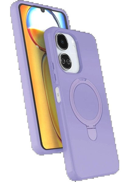Xiaomi Redmi 13C Regal Magsafe Standlı Kapak - Lila