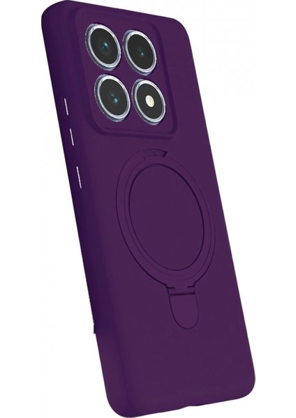 Xiaomi Mi 14T Pro Regal Magsafe Standlı Kapak - Derin Mor fiyatları