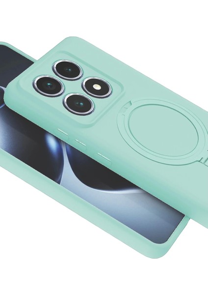 Xiaomi Mi 14T Pro Regal Magsafe Standlı Kapak - Su Yeşili fırsatları