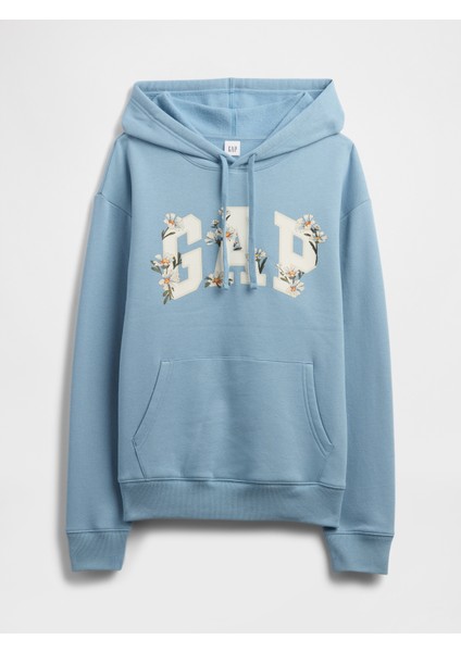 Kadın Mavi Gap Logo Heritage Sweatshirt fiyatları