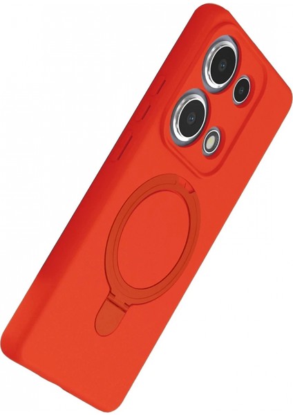 Xiaomi Redmi Note 13 Pro 4g Regal Magsafe Standlı Kapak - Turuncu fırsatları
