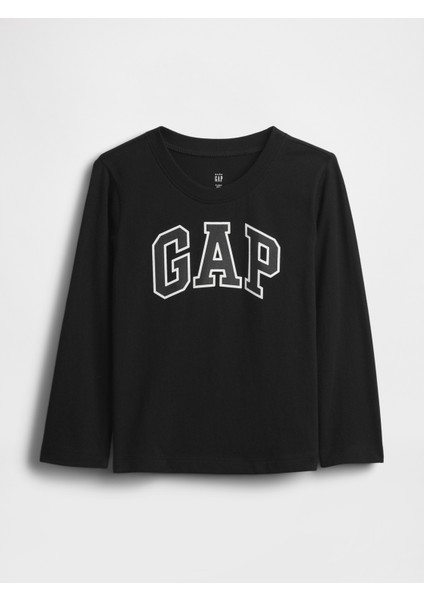 Erkek Bebek Siyah Gap Logo T-Shirt