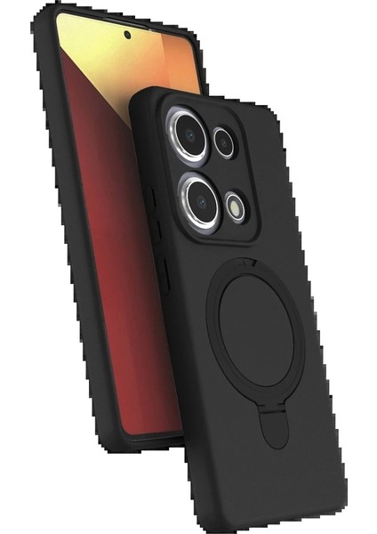 Xiaomi Redmi Note 13 Pro 4g Regal Magsafe Standlı Kapak - Siyah