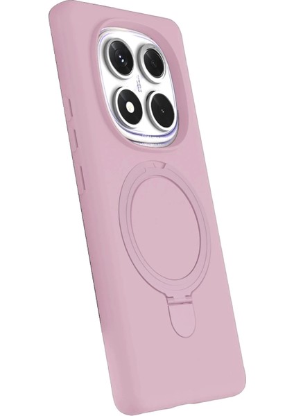 Xiaomi Redmi Note 14 Pro 5g Regal Magsafe Standlı Kapak - Açık Pembe modelleri