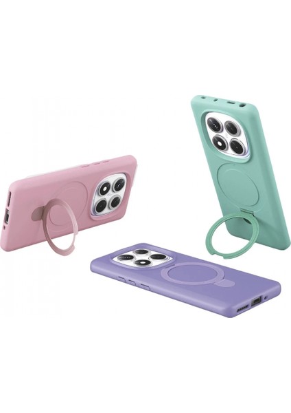 Xiaomi Redmi Note 14 Pro 5g Regal Magsafe Standlı Kapak - Çöl Titanyum indirimleri
