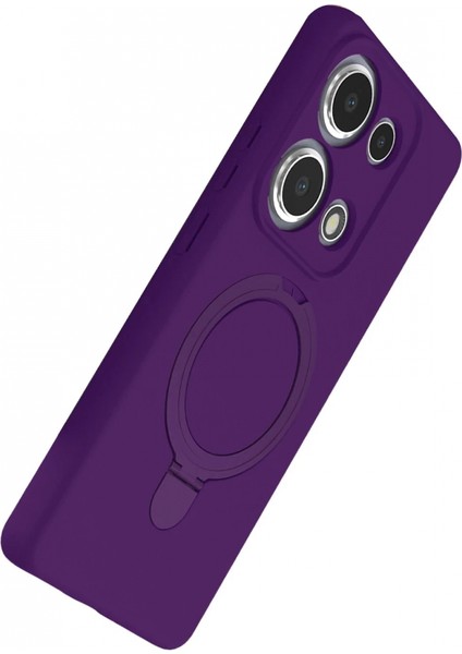Xiaomi Redmi Note 13 Pro 4g Regal Magsafe Standlı Kapak - Derin Mor fırsatları