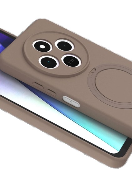 Xiaomi Redmi 14C Regal Magsafe Standlı Kapak - Çöl Titanyum modelleri