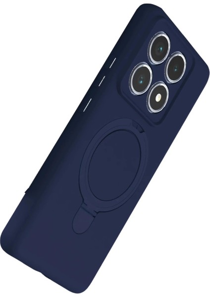 Xiaomi Mi 14T Pro Regal Magsafe Standlı Kapak - Lacivert modelleri