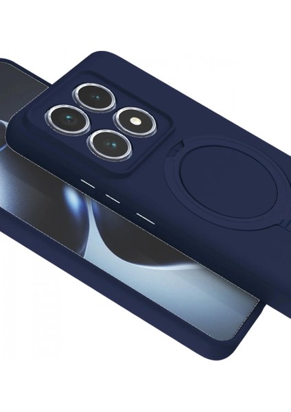 Xiaomi Mi 14T Pro Regal Magsafe Standlı Kapak - Lacivert fırsatları