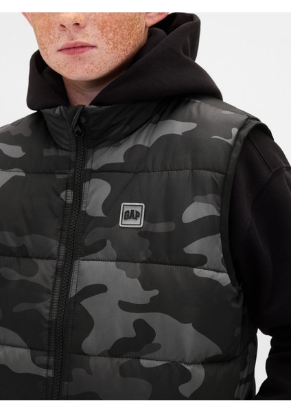 Erkek Çocuk Kamuflaj Relaxed Coldcontrol Şişme Yelek fiyatları