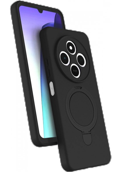 Xiaomi Redmi 14C Regal Magsafe Standlı Kapak - Siyah