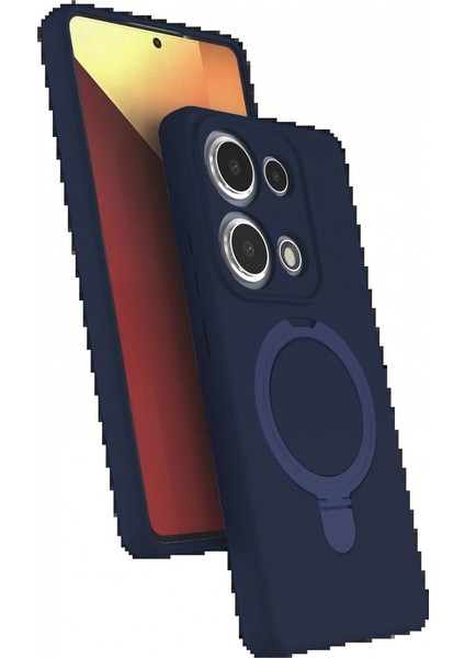 Xiaomi Redmi Note 13 Pro 4g Regal Magsafe Standlı Kapak - Lacivert