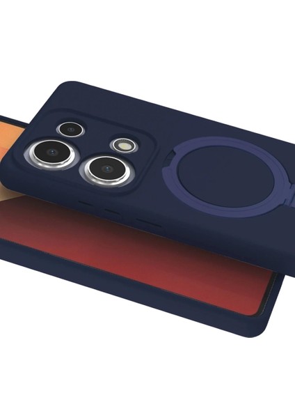 Xiaomi Redmi Note 13 Pro 4g Regal Magsafe Standlı Kapak - Lacivert modelleri