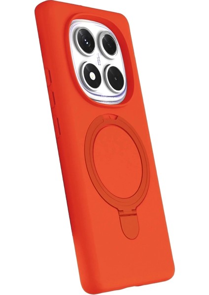 Xiaomi Redmi Note 14 Pro 5g Regal Magsafe Standlı Kapak - Turuncu modelleri