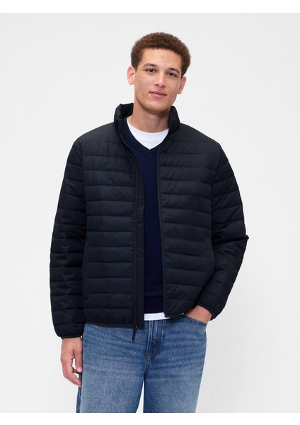 Erkek Lacivert 100% Geri Dönüştürülmüş Relaxed Coldcontrol Şişme Mont